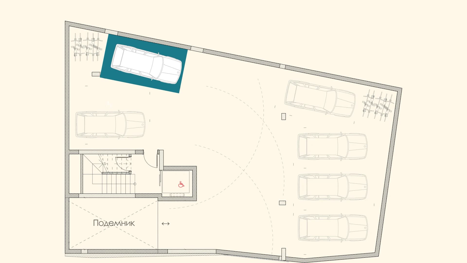 Паркомясто 2 - план, Chinar Place, бул. Васил Левски, Варна