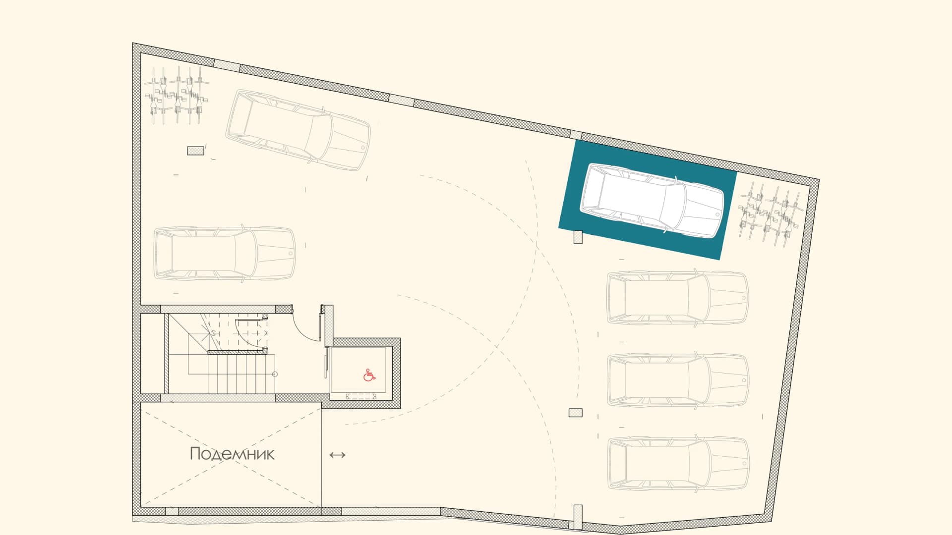 Паркомясто 3 - план, Chinar Place, бул. Васил Левски, Варна